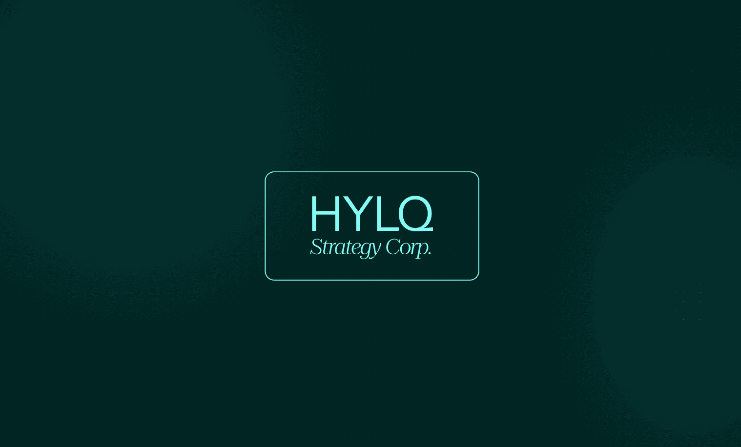 TONY G CO-INVESTMENT HOLDINGS ANNOUNCES NAME CHANGE TO HYLQ STRATEGY CORP.